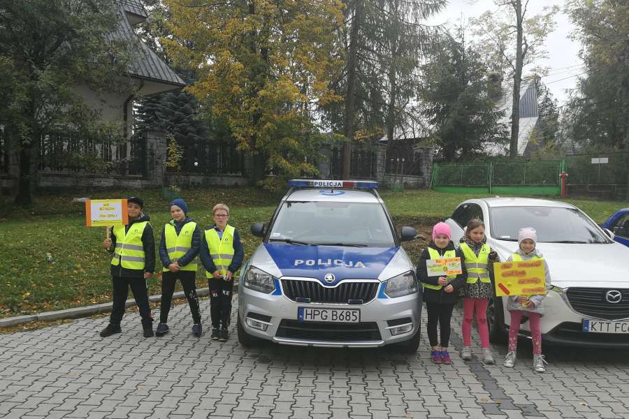 Spotkanie z policją -odblaskowa szkoła1-3