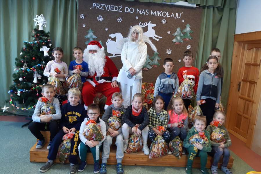 Mikołaj w szkole