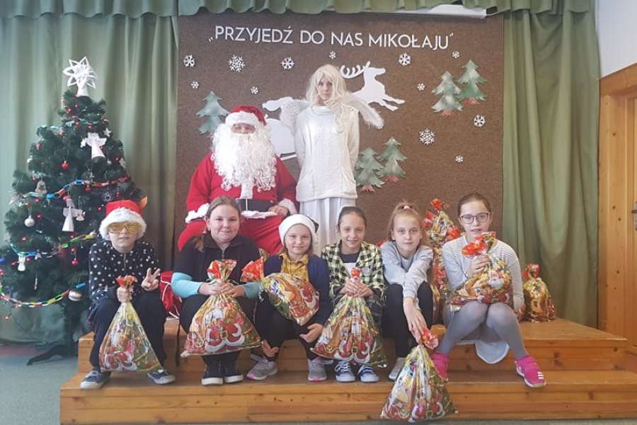 Mikołaj w szkole