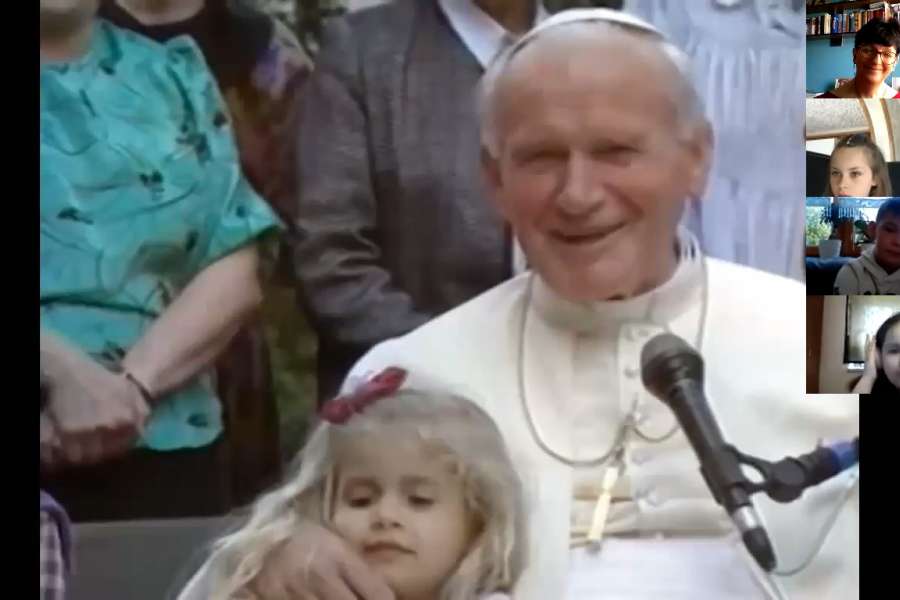 Jan Paweł II w klasie 3