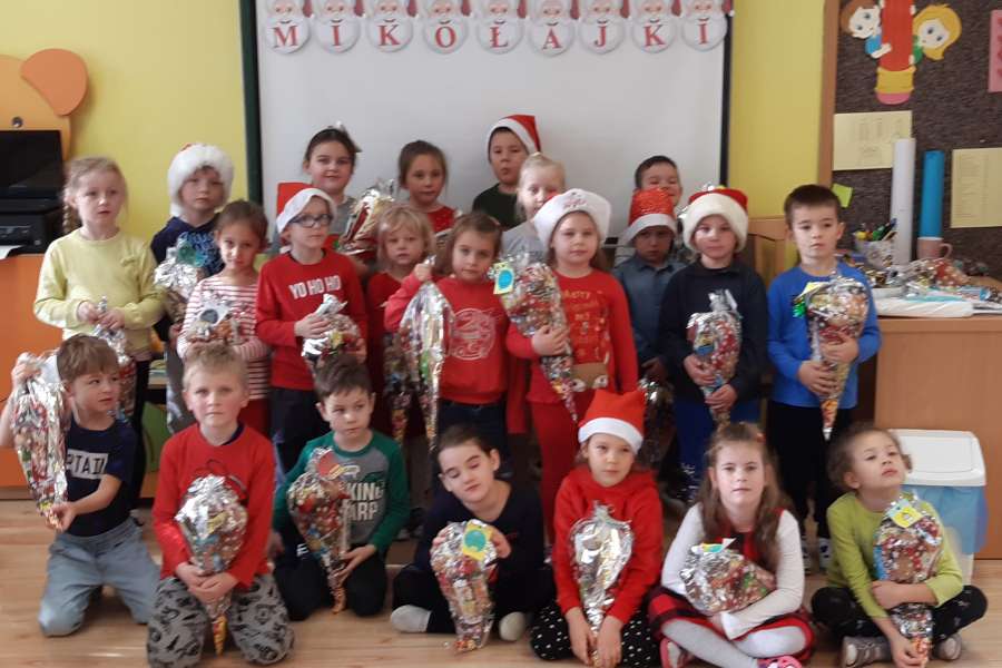 Mikołajki w przedszkolu.