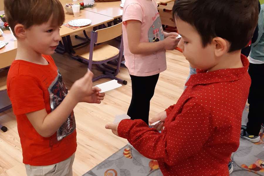 Wigilia przedszkolaków.