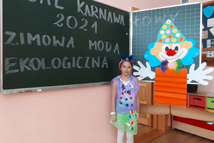 ZABAWA KARNAWAŁOWA UCZNIÓW KLASY 2- 1 II 2021