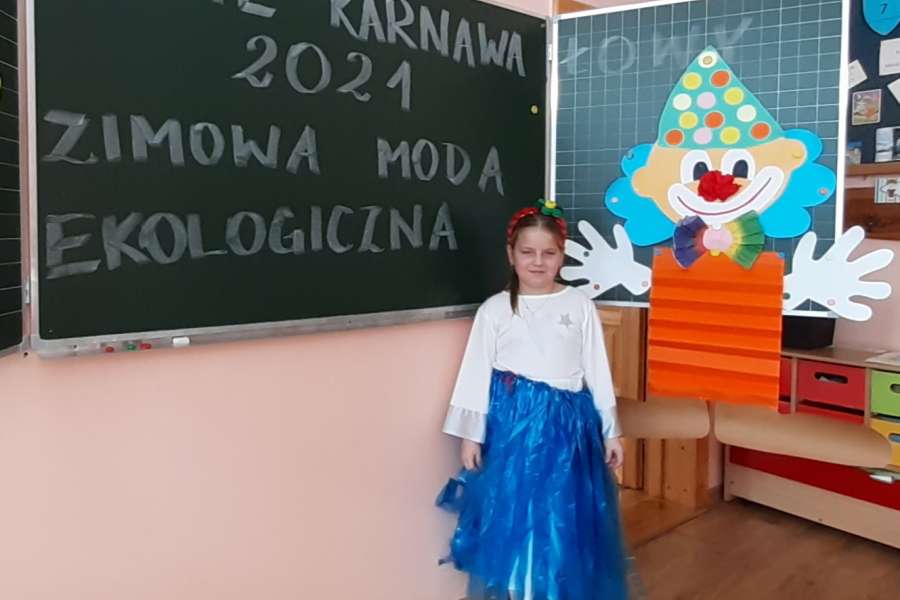 ZABAWA KARNAWAŁOWA UCZNIÓW KLASY 2- 1 II 2021