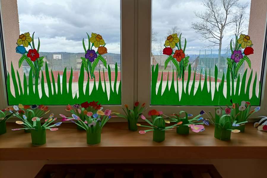 Wiosenne prace Smerfów