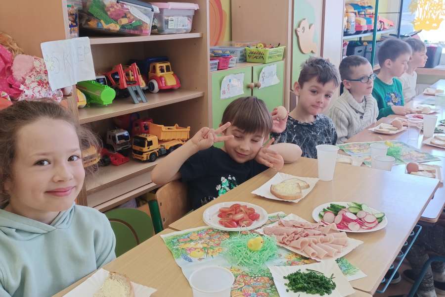 Śniadanie Wielkanocne w Oddziale Przedszkolnym