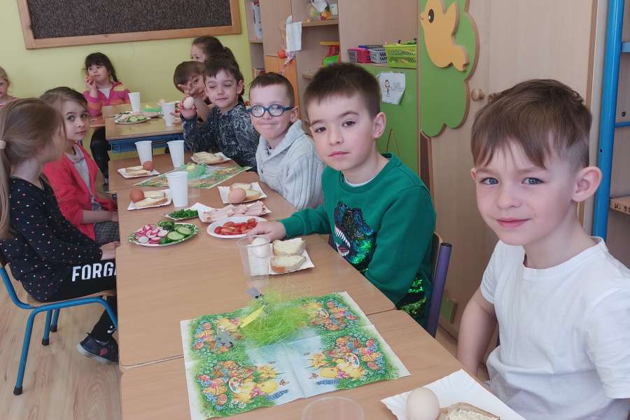 Śniadanie Wielkanocne w Oddziale Przedszkolnym