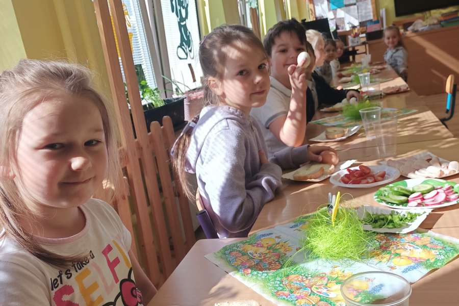 Śniadanie Wielkanocne w Oddziale Przedszkolnym