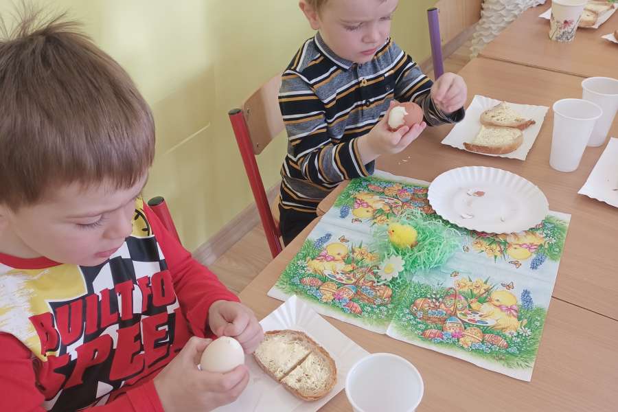 Śniadanie Wielkanocne w Oddziale Przedszkolnym