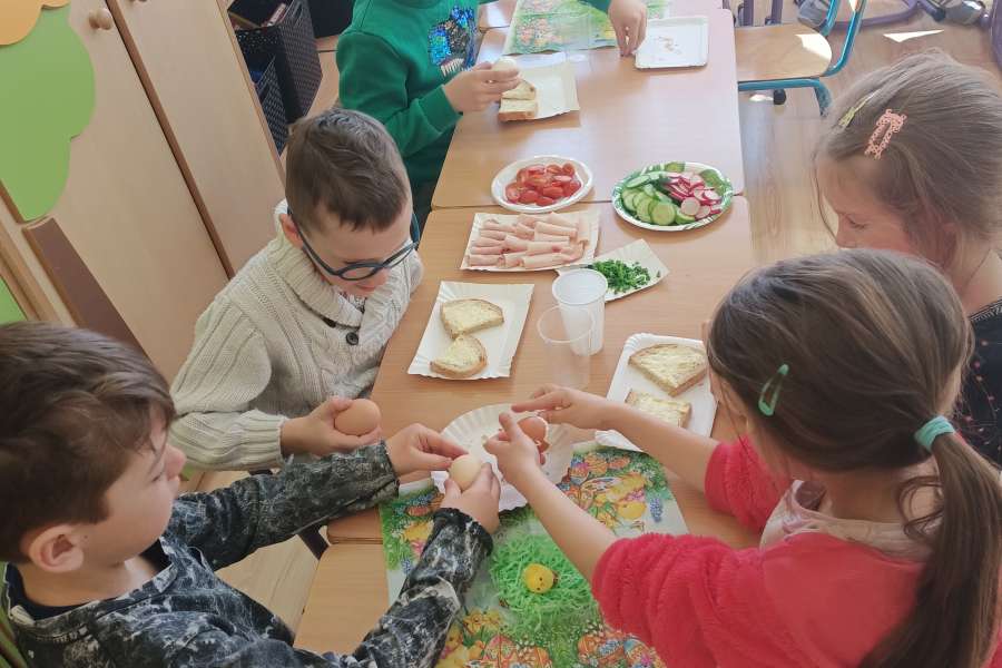 Śniadanie Wielkanocne w Oddziale Przedszkolnym