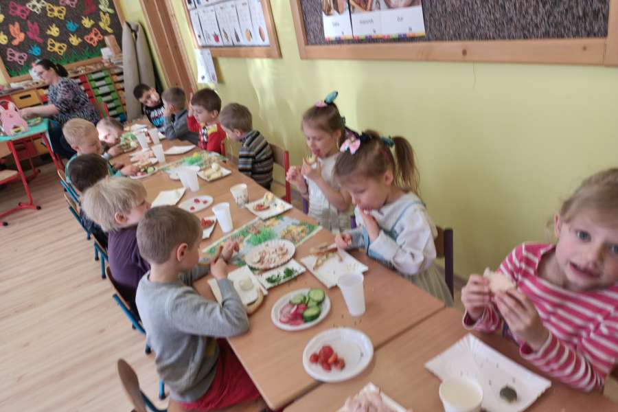 Śniadanie Wielkanocne w Oddziale Przedszkolnym