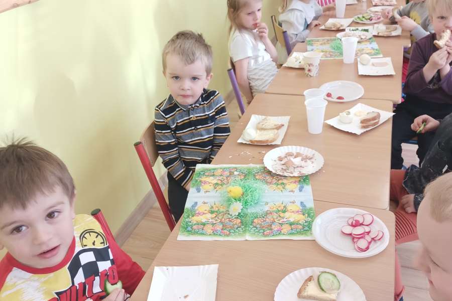 Śniadanie Wielkanocne w Oddziale Przedszkolnym