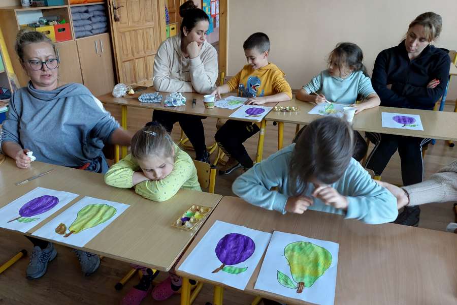 OWOCE ZDROWE I KOLOROWE- ZAJĘCIA W KLASIE 1