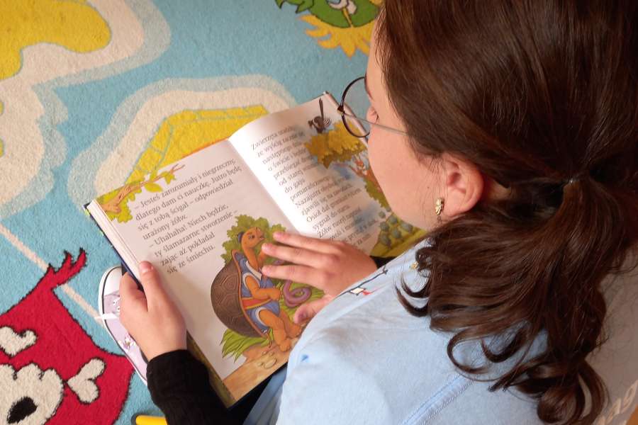 Przerwa na czytanie w przedszkolu