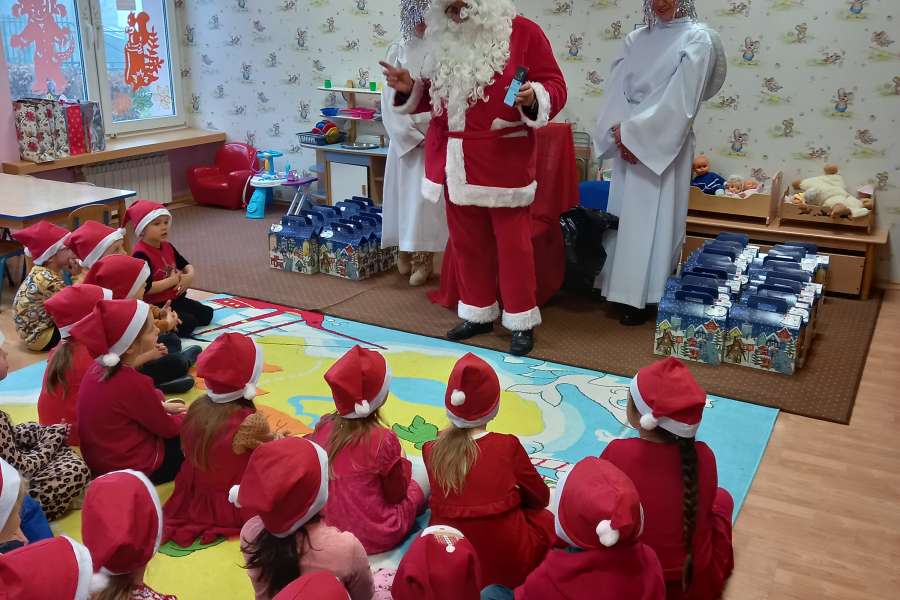 Wizyta Świetego Mikołaja w Oddziale Przedszkolnym