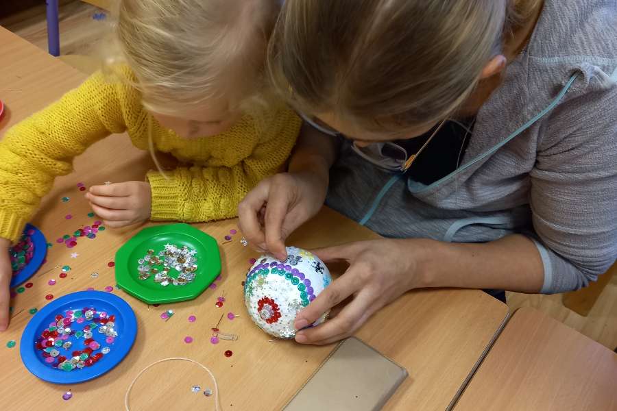 Zajęcia przedświateczne z rodzicami