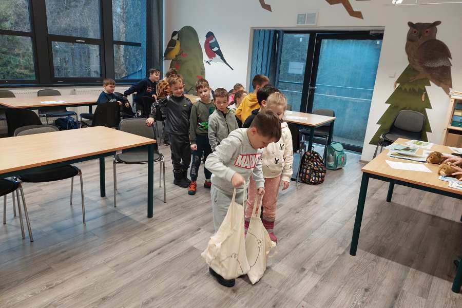 ZAJĘCIA UCZNIÓW KLASY 1 W CEP TPN