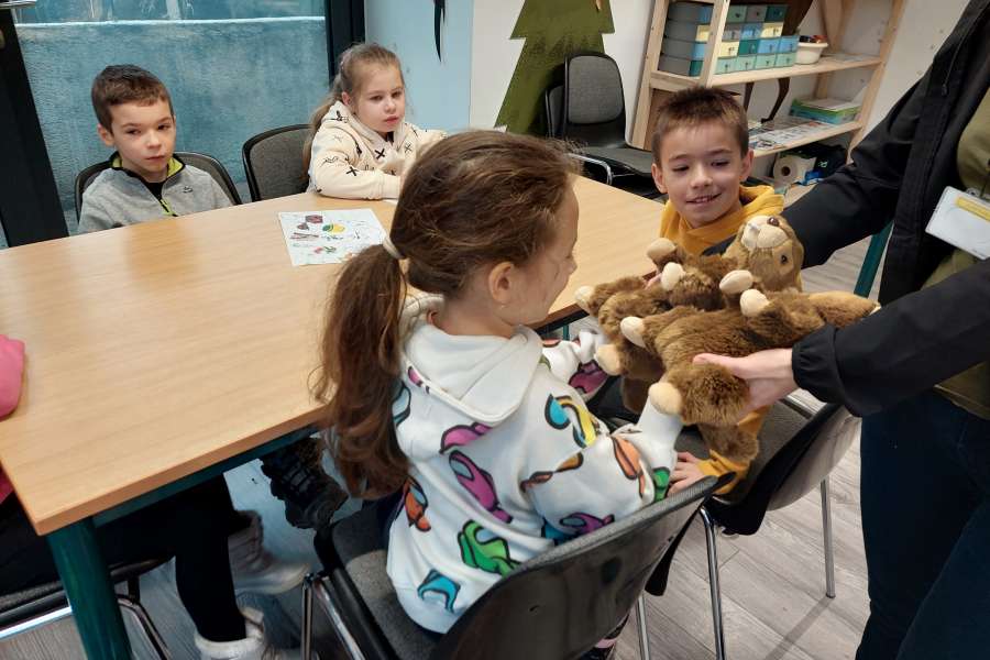 ZAJĘCIA UCZNIÓW KLASY 1 W CEP TPN