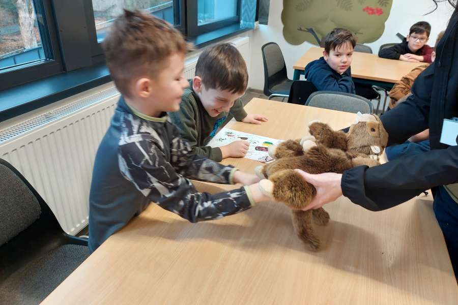 ZAJĘCIA UCZNIÓW KLASY 1 W CEP TPN