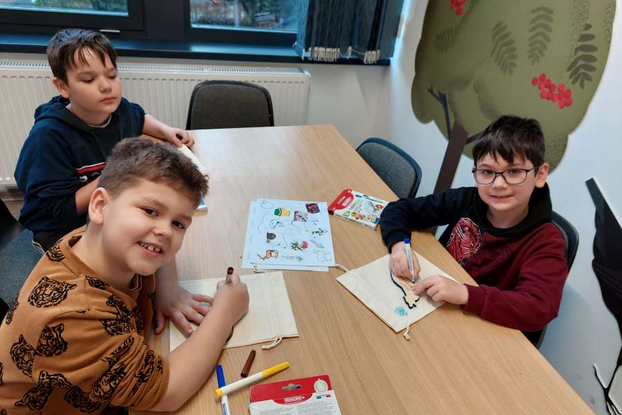 ZAJĘCIA UCZNIÓW KLASY 1 W CEP TPN