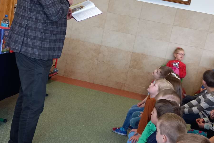 Wizyta Waldemara Cichonia w Szkole Podstawowej nr 7