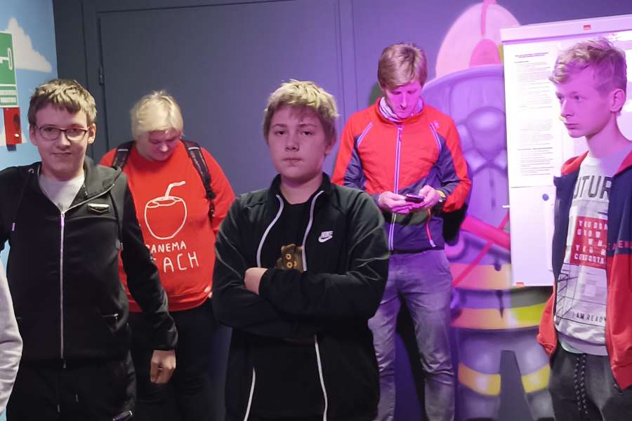 Wycieczka klasy 7 i 8 do Centrum Pożarniczego w Dobczycach.