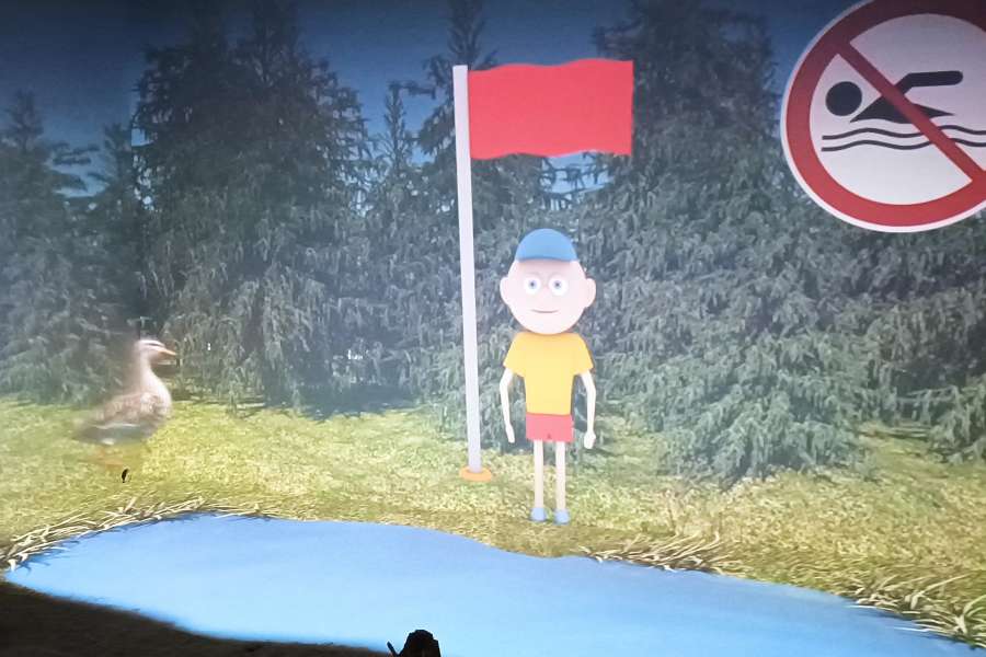 Wycieczka klasy 7 i 8 do Centrum Pożarniczego w Dobczycach.