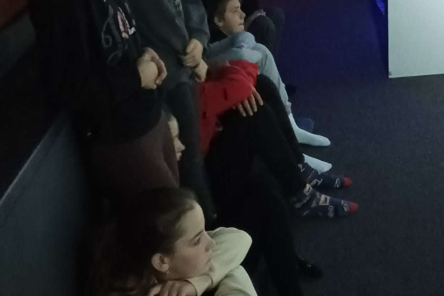 Wycieczka klasy 7 i 8 do Centrum Pożarniczego w Dobczycach.