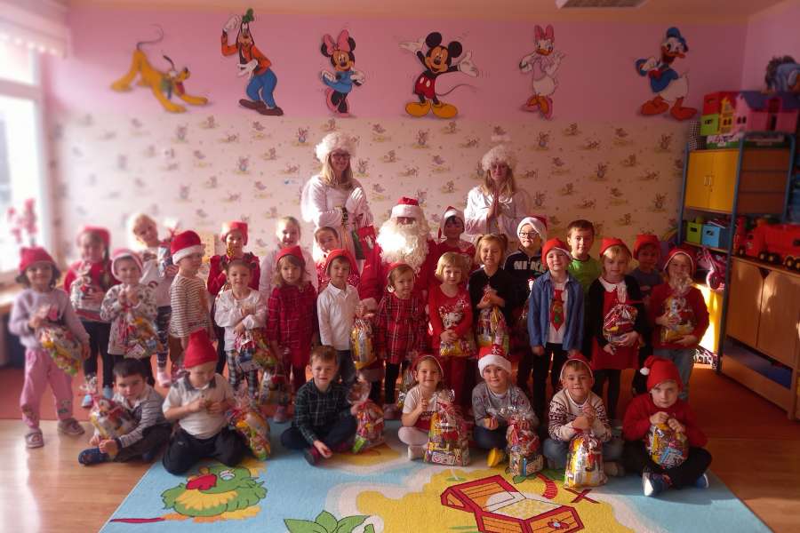 Wizyta Św. Mikołaja  w przedszkolu 2025-2026