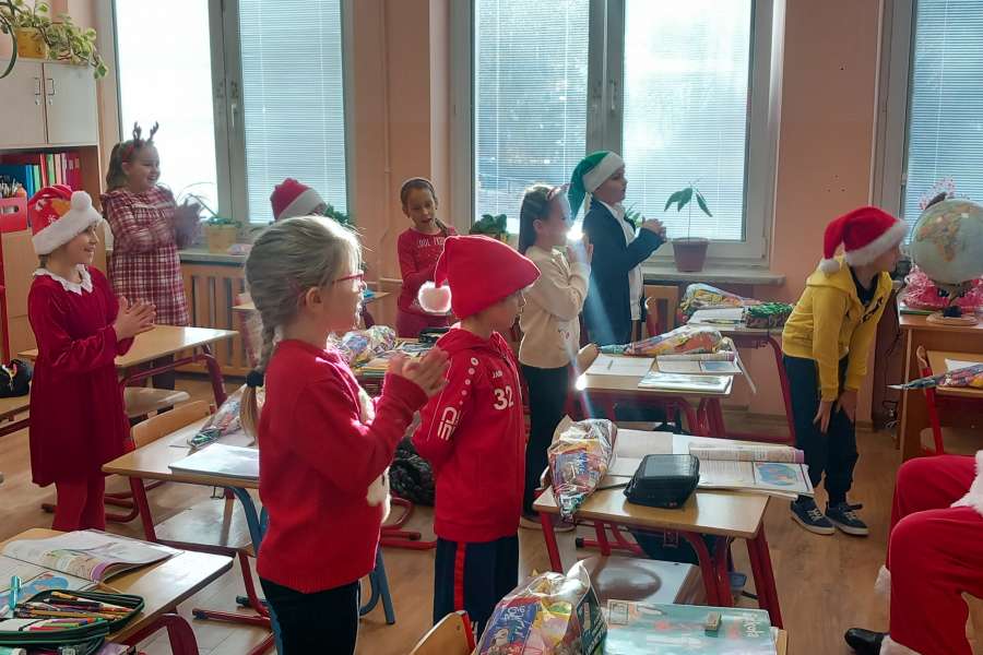 Św. Mikołaj w klasie 1
