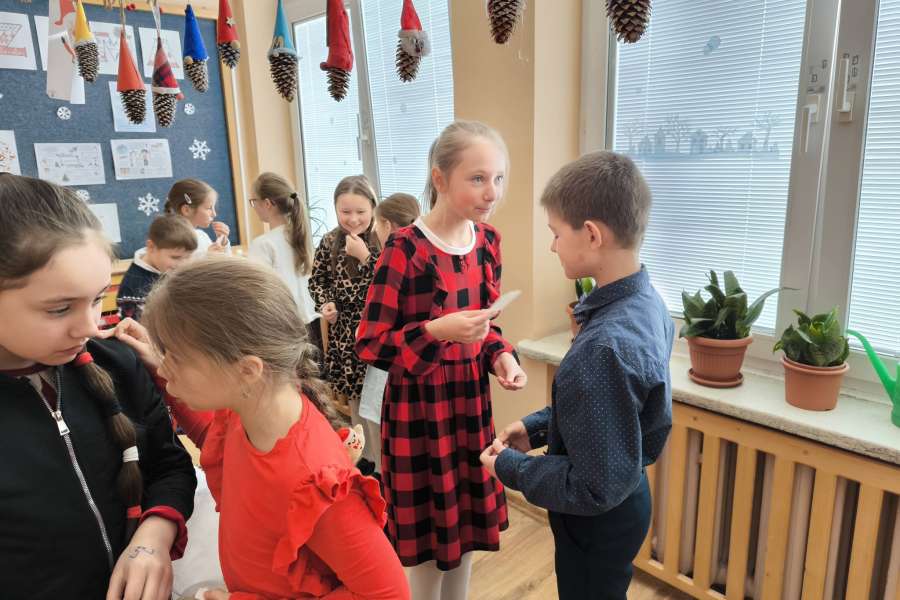 Wigilie klasowe w naszej szkole2025